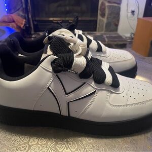 YUMS Cookies and Cream White and Black Men's Sneakers